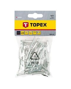 Nity aluminiowe 3.2 x 10 mm, 50 szt. 43E302