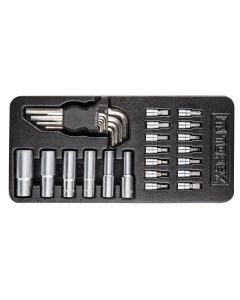 Zestaw bitów, nasadek i imbusów 29 szt., wkładka 79R515