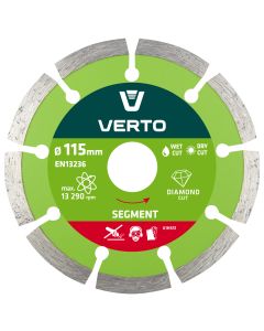 Tarcza diamentowa 115 x 22.2 mm, segmentowa 61H3S1