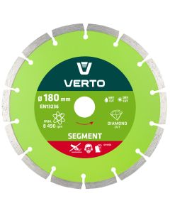 Tarcza diamentowa 180 x 22.2 mm, segmentowa 61H3S8