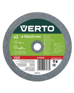 Tarcze szlifierskie 150 x 20/16/12.7 x 20 mm, 2 szt. 61H605