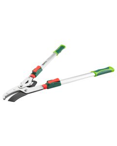 Sekator do gałęzi kowadełkowy teleskopowy 670 mm, średnica cięcia 45 mm, uchwyty aluminiowe 15G259