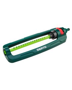 Zraszacz oscylacyjny, powierzchnia zraszania 12 x 18 m, 16 dyszy zraszających, igła do udrażniania dysz 15G770