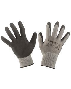 Rękawice robocze, poliester pokryty lateksem (foam), 3141X, rozmiar 10 97-617-10