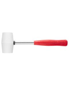 Młotek gumowy 40 mm, 225 g, biała guma 02A310