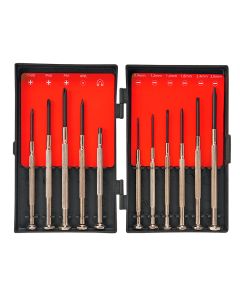 Wkrętaki precyzyjne, zestaw 11 szt. 39D194