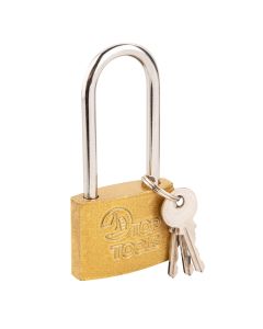 Kłódka z długim jarzmem 50 mm, 2 klucze 90U281