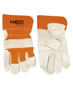 Rękawice robocze, skóra bydlęca licowa, 10,5" 97-602