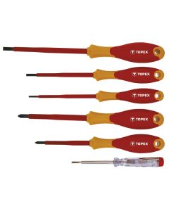 Wkrętaki 1000V, zestaw 6 szt. 39D150