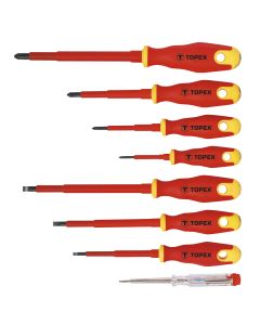 Wkrętaki 1000V, zestaw 8 szt. 39D674