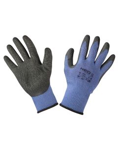 Rękawice robocze, bawełna z poliestrem pokryta lateksem, 2143X, rozmiar 10 97-640-10