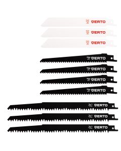 Brzeszczoty do piły szablastej, HCS/BIM, zestaw 10 szt. 64H131