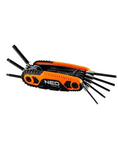 Klucze Torx z uchwytem T9, T10, T15, T20, T25, T27, T30, T40 09-573