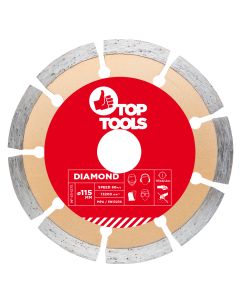 Tarcza diamentowa 115 x 22.2 mm, segmentowa 61H315