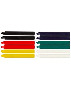 Kreda techniczna do znakowania, różne kolory, 12 sztuk 13-961