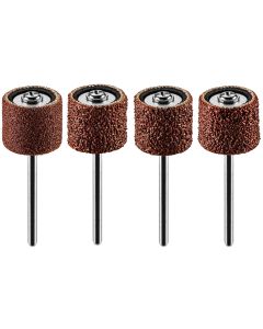 Taśma szlifierska 12.7 mm, K60, K80, K120, K240, zestaw 100 szt, + trzpień 3.2 mm, 2 szt. 55H077