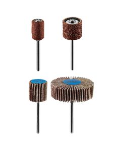 Akcesoria do miniszlifierki, taśmy szlifierskie, ściernice listkowe, zestaw 24 szt. 55H081