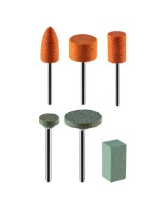 Akcesoria do miniszlifierki, kamienie szlifierskie, zestaw 11 szt. 55H079