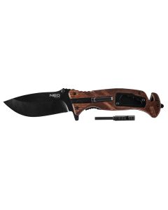 Nóż survivalowy składany 22 cm, 6 w 1 63-107