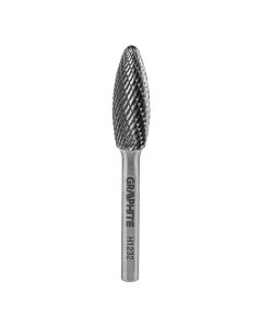 Frez do metalu HM, typ H (płomieniowy), 12 x 32 mm, trzpień 6 x 45 mm 55H376