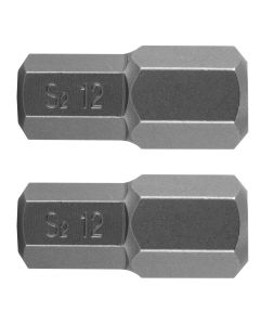Końcówka HEX 12 x 30 mm, S2, 2 szt. 10-978