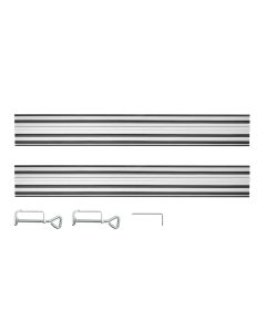 Szyny prowadzące 2 x 700 mm, łącznik, 2 zaciski 58G023-732