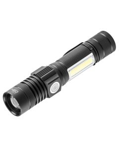 Latarka akumulatorowa USB 800 lm 2 w 1 CREE T6 LED 99-033
