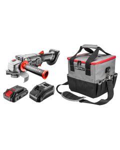 Zestaw E+: szlifierka 58G003, torba 58G015, ładowarka 58G002, akumulator 58G001 58G015-BR