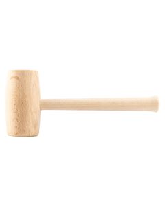 Młotek drewniany okrągły, 70 mm, trzonek drewniany 02A057