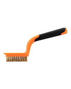 Szczotka druciana, drut mosiężny, 5x11 rzędów 39-031