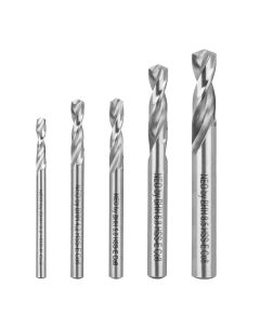 Wiertła specjalistyczne do rozwiercania zapieczonych śrub, HSS-E Co8, 3.2-8.5 mm, krótkie, kpl.5szt. 08-950