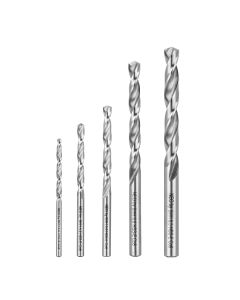 Wiertła specjalistyczne do rozwiercania zapieczonych śrub, HSS-E Co8, 3.2-8.5 mm, długie, kpl.5 szt 08-955