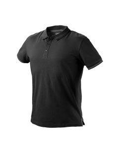 Koszulka polo DENIM, czarna 81-659