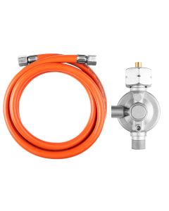 Regulator ciśnienia gazu i wąż 1,5m, na rynek polski, do butli 50 Kw 90-083-6