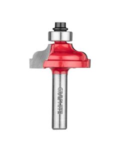 Frez kształtowy z łożyskiem, zaokrąglający, HM, 32 x 12.9 mm, trzpień 8 mm 56H228