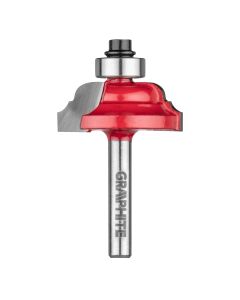 Frez kształtowy z łożyskiem, ozdobny, HM, 31.7 x 12.7 mm, trzpień 6 mm 56H230