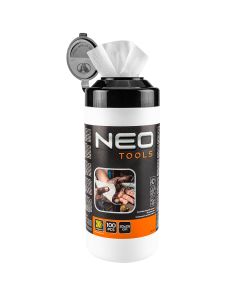 Chusteczki do mycia rąk oraz czyszczenia powierzchni i narzędzi z trudnych zabrudzeń, słoik 100 szt. 10-407