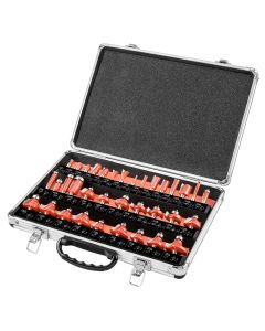 Frezy widiowe, trzpień 8 mm, zestaw 35 szt. 56H240