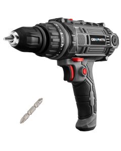 Wiertarko-wkrętarka sieciowa 300W, uchwyt samozaciskowy 10 mm, walizka 58G793