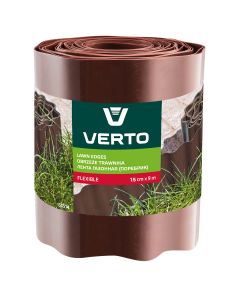 Obrzeże do trawników 15 cm x 9 m, brązowe 15G514