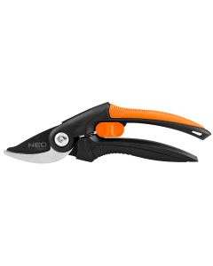 Sekator by-pass 210 mm, zakres do 20 mm, materiał: PP, uchwyt pokryty gumą TPR 15-210