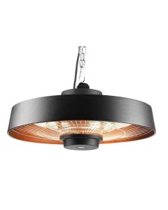 Promiennik sufitowy 2000W, aluminiowy, z pilotem, włącznik, element grzejny halogen lamp 90-038