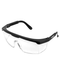 Okulary ochronne, białe soczewki, regulowane zauszniki 97-505