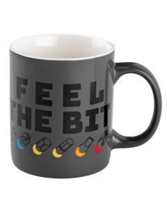 Kubek z nadrukiem FEEL THE BIT, 330ml GD026