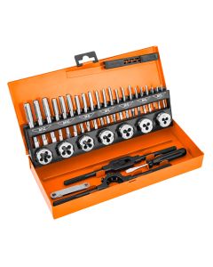 Narzynki i gwintowniki M3-M12, zestaw 32 szt. HSS w walizce 12-915