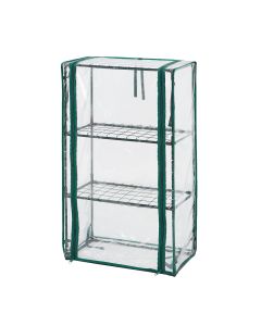 Szklarnia 46 x 24 x 80 cm, folia PVC, metalowa konstrukcja 15-910