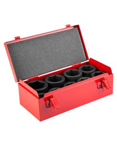 Nasadki udarowe 1", 27-50 mm, zestaw 9 szt. 12-105