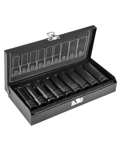 Nasadki udarowe 1/2", E10 - E24, zestaw 9 szt., CrMo 12-110