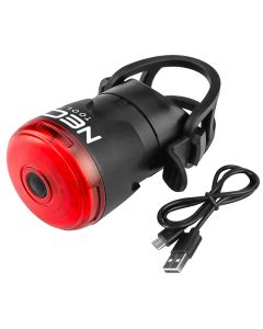 Lampka rowerowa tylna, funkcja STOP 91-003