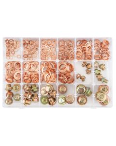 Korki z uszczelkami miedzianymi, 534 sztuki 11-974